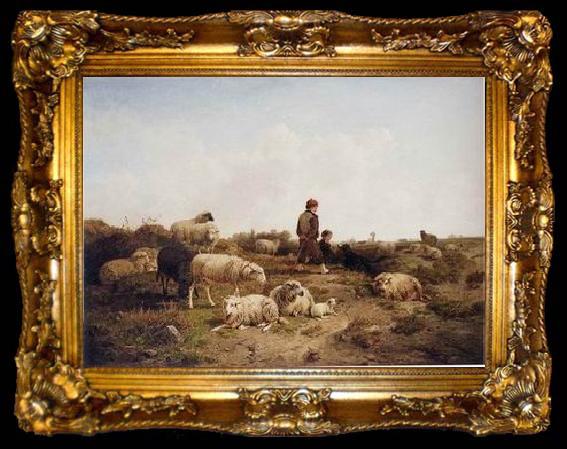 framed  unknow artist Sheep 189, ta009-2
